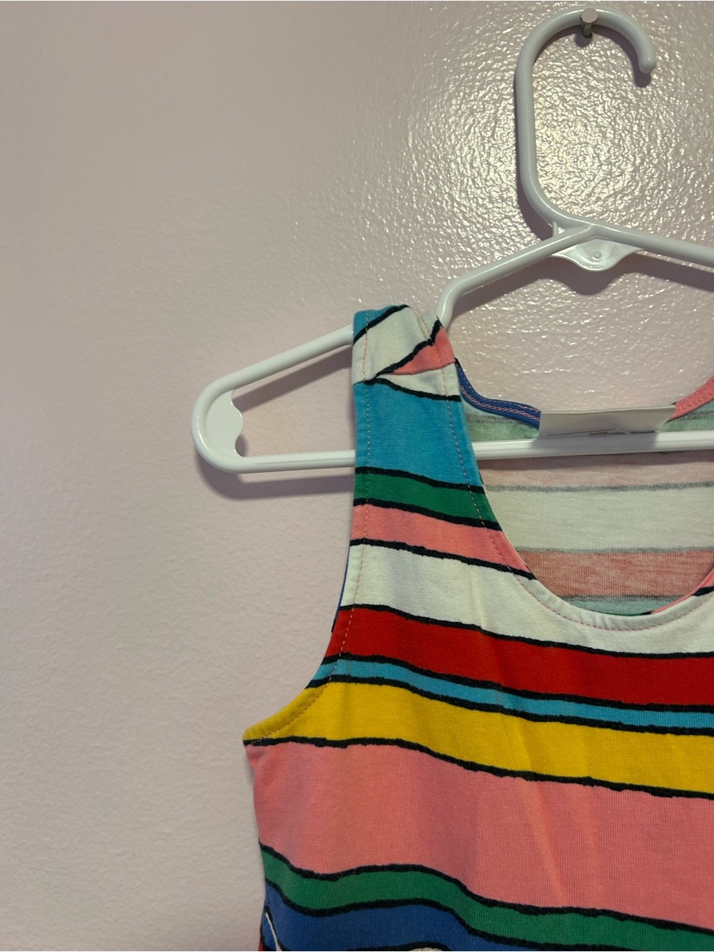 Hanna Andersson Bright Striped Tank Dress Sz 110 or 5 - Picture 3 of 10